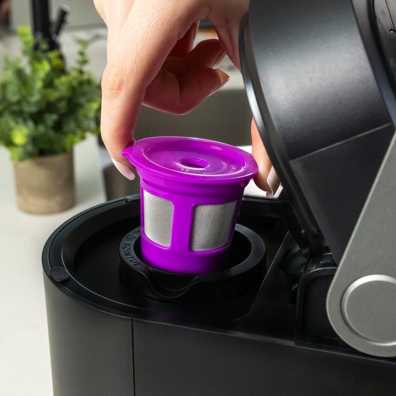 2-Item Bundle: 4-Pack Cafe Save 1-Stream Reusable K Cup Coffee