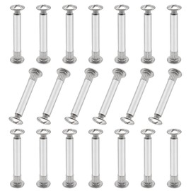 GOIYZTTR Pack of 40 M5 Furniture Screws Cabinet Connector Screws with Sleeve Suitable for Connecting Cabinets and Furniture