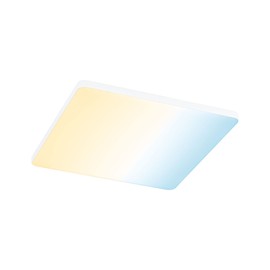 Paulmann Veluna VariFit Edge 79959 LED Panel Recessed Panel 200 x 200 mm Square Tunable White Light Control White Plastic Ceiling Light