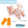 50 Pairs Noise Cancelling Ear Plugs Ear Plugs for Sleeping