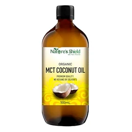 Nature's Shield Organic MCT Coconut Oil 500 ml