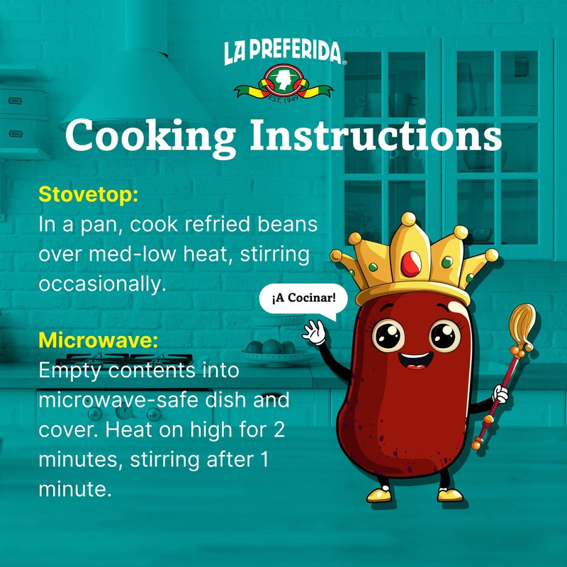 La Preferida Chorizo Refried Beans (Made with Real Pork &