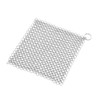 Stainless Steel Chainmail for Cast Iron Skillets, Pans, Woks, and