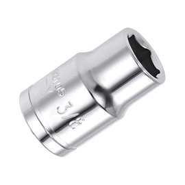 Auniwaig 3/8" Drive 3/8" 6-Point Impact Socket,Imperial Chrome Vanadium 1pcs
