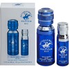 Beverly Hills Polo Club BHPC Men's Eau De Toilette Bonus Pack, featuring 1.7 oz EDT + Bonus 0.5 oz EDT (Blue)