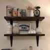20 Pack 6 inch Shelf Brackets for DIY Floating Shelf,
