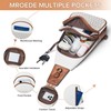 Mroede Crossbody Bags for Women 4-Pockets Sling Bag for Women