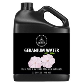 Naturevibe Botanicals Geranium Water 32 Ounces | 100% Pure and Natural | Great for Skin Care and Hair Care