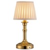 KDG Cordless Portables Table Lamp, LED Fabric Shade Small Desk