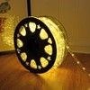 50ft 360 LED Waterproof Rope Lights, 110V Connectable Indoor Outdoor