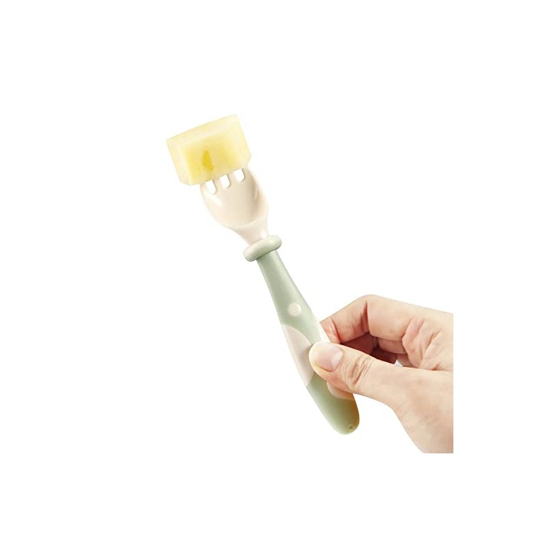 PandaEar Juego de 6 cucharas de silicona para bebé, cucharas