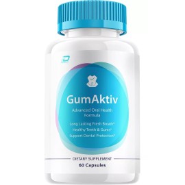 Gum Aktiv (1 Pack) GumAktiv Dental Support Capsules - Gum Aktiv Pills Natural Tooth & Gum