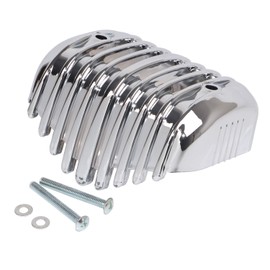 Chrome Voltage Regulator Cover Trim Accent For Harley Softail FXS FXSTC FXSTS