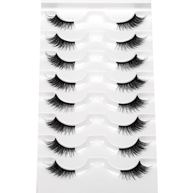 Half Lashes Strips False Eyelashes Fairy Natural Lashes Cat Eye