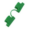 50Pcs Greenhouse Clamp PE Plastic 2 Head Plant Film Clamp