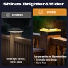 vighep 4x4 Solar Post Cap Lights Outdoor 8 Pack, 3