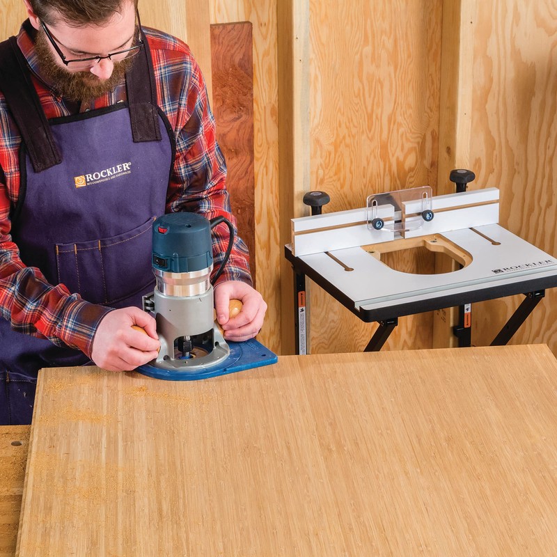Rockler Mid-Size Router Insert Plate Kit for Convertible Benchtop Router