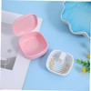 Baluue Box Box Case Holder Cleaning Container Aligner Soak Full