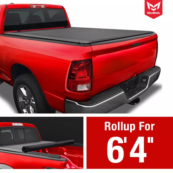 MaxMate Soft Roll-up Tonneau Cover for 09-18 Ram 6'4" Bed