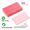 ARCLIBER Cleaning Scrub Sponge,Cellulose Non-Scratch for Kitchen,Bathroom,Cars,Colorful Compressed Sponge (18