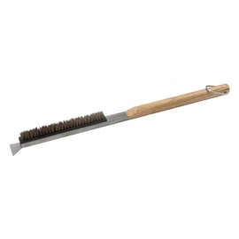 Pizza Stone Oven Brush Scraper Barbecue Oven Cleaner Brushes Removable Long Handle Palmyra Bristles Kitchen Utensils