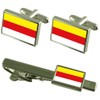 Carinthia Flag Cuff Links Ties Matching Same Fabric Box Set