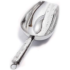 JBscoop Stainless Steel Ice Scoop, Small Metal Food Candy Scoop for Kitchen Bar Party Wedding - 6 Oz