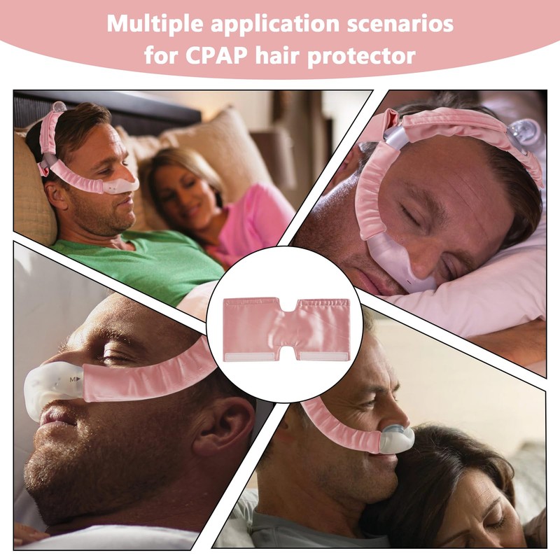 4 Pack Satin CPAP Strap Covers Soft, CPAP Hair Protector