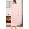 Alexander Del Rossa Long Zip Up Robes for Women, Plush