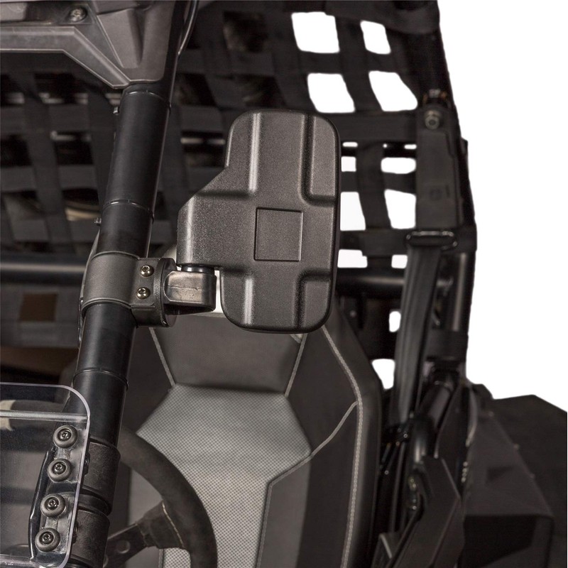 Kimpex Sideview Mirror with 2 brackets 1.75"-2" Clamp-On