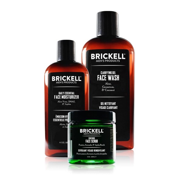 Brickell Men's Daily Advanced Face Care Routine I - Gel