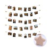 KUREDY Hanging Photo Display - Star Shaped Collage Picture Frames