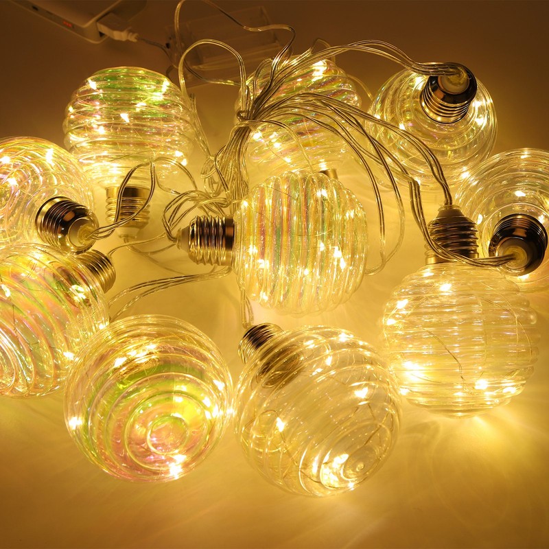 18ft Copper Wire Bulb Light LED USB Or Battery Powered