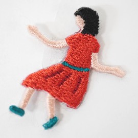 Daruma Embroidery Stickers Seals Embroidery & Sewing Parts 01-8680 (3 Amy)