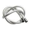 Yossee Duschschlauch 2 Meter PVC Glatter Brauseschlauch mit verdrehsicheren Messinganschlüssen,
