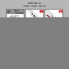 alca® Windscreen Wiper Set Suitable for Nissan NV200 Evalia (July