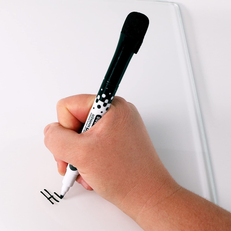 Glassboard Studio Black Fine Tip Dry Erase Markers Bulk 36-Pack