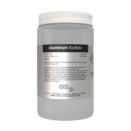 Aluminum Sulfate - High Purity | Industrial-Grade, Multi-Purpose Water Treatment and Gardening Solution (1000 Grams)