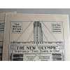 THE NEW OLYMPIC, VIRTUALLY TWO SHIPS IN ONE, REPRINT AD