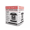 Speedy Cook Programmable Digital Pressure Cooker, 6 Quart Stainless Steel