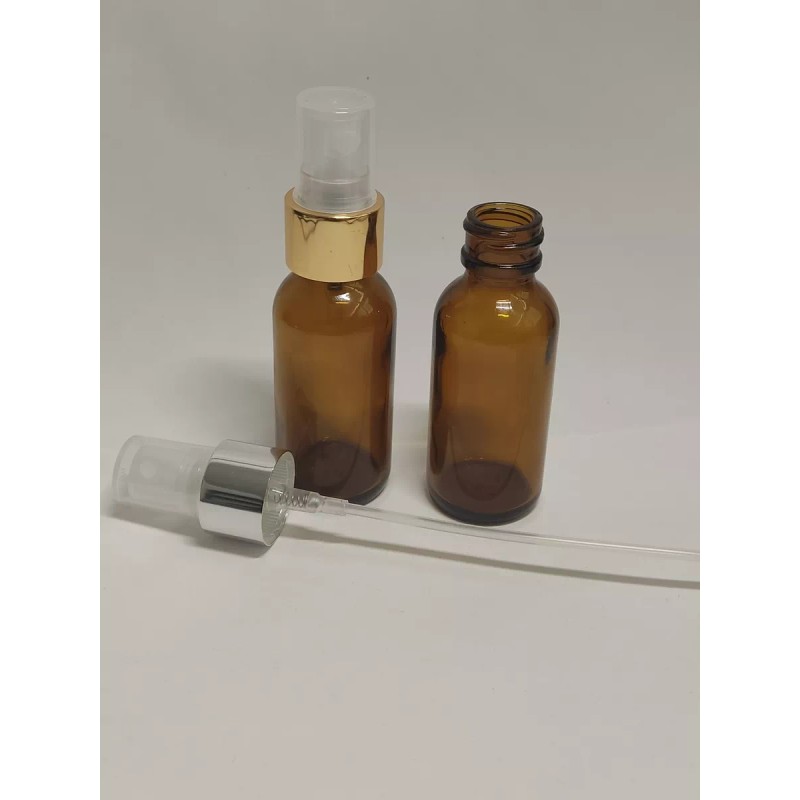 Meliars Frasco Ambar 30 Ml Con Atomizador Dorado / Plata