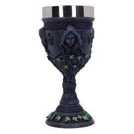 Nemesis Now NOW119S Mother Maiden & Crone Chalice 21cm, Stainless Steel, 200 milliliters