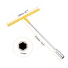 sourcing map T-Handle Metric Socket Wrench 11mm High Carbon Steel