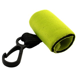 Birdz Eyewear 2 Green Clip-On Neoprene Sleeve Lip Balm Holsters Lipstick Holder Key Chain