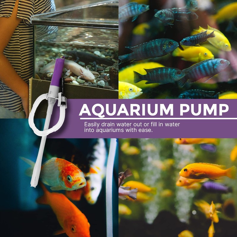 TERA PUMP Auto Stop Sensor Aquarium Water Transfer Pump, Fast