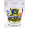 Nebraska Cornhusker State Elements Shot Glass