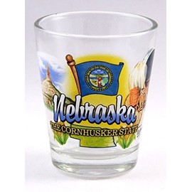 Nebraska Cornhusker State Elements Shot Glass