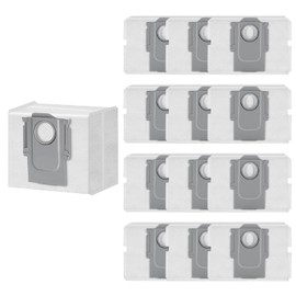 13 Pack Dust Bags for Roborock S8+,S8 Pro Ultra,S7 MaxV Ultra,S7 Max Ultra,S7 Pro Ultra,Q7,Q7+,Q7 Max,Q7 Max+,Q8 Max+,Q5,Q5+,Q5 Pro+ Robot Vacuum 3.6L Large Capacity for Maximum Cleaning Efficiency