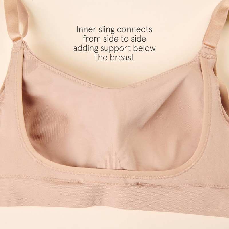 Bravado Designs Everyday Bra, Non Wired Balconette Bra for Women,
