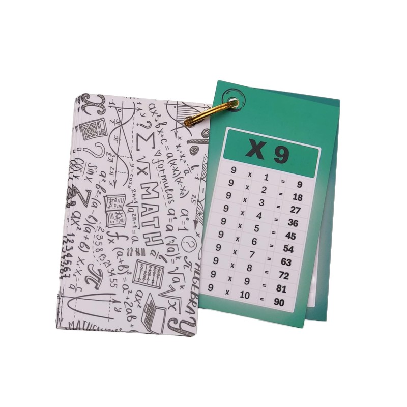 Llavero Didáctico de Tablas de Multiplicar, Material Educativo Lápiz